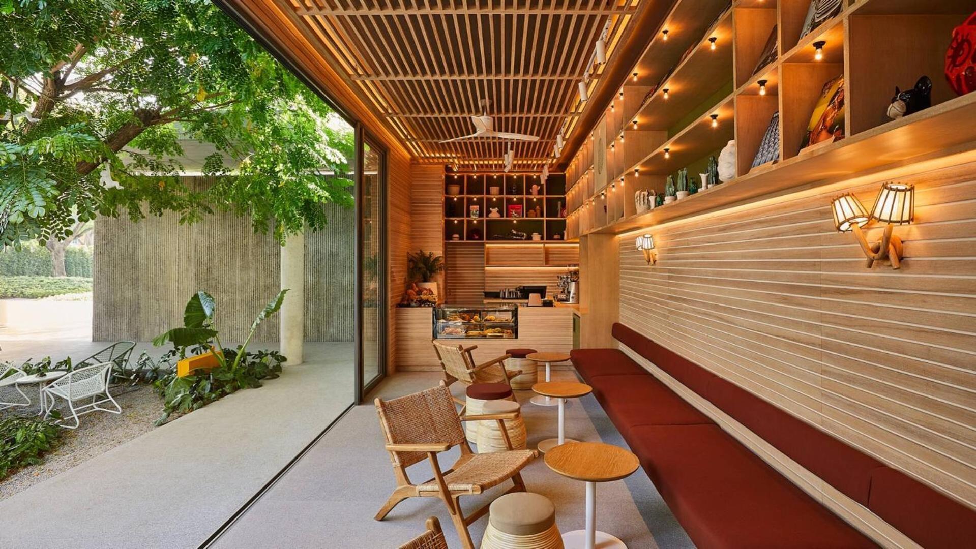 The Standard, Hua Hin Hotel Eksteriør billede The interior of the first Starbucks Reserve store in Seattle, Washington